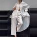 Women's Clothing Summer New Fashion Casual Women's Clothing Irregular Hem Long Sleeved Top Pants Suit_ecoleips.com