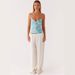 2025 New Summer Cross-Border European And American Women's Fashion Bright Embroidered Slim Vest Sexy Hot Girl_ecoleips.com