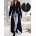 Women's Clothing Spring And Autumn Zipper Front Long Sleeve Short Front Back Long Size Dress_ecoleips.com