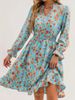 "Bohemian Floral Patchwork Dress – Long Sleeve Boho Chic Maxi Dress For Women, Perfect For Spring & Summer"_ecoleips.com