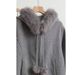 Women's Clothing Women's Fleece Lined Thick Tracksuit Set Style Winter Outfit Gray Fur Collar Sweatshirt And Pants_ecoleips.com