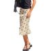 Women's Low-Waisted Ruffled Midi Skirt Style Summer Retro Polka Dot Pattern Versatile Long Street Style Skirt_ecoleips.com