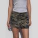 Slim Fit Casual Stretch Denim Mini Skirt For Women Washed Effect New Arrival_ecoleips.com