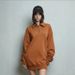 Women's British Style Zip-Up Hoodie Dress With Stand Collar - Fall & Winter Fashion Casual Tunic Sweater Dress (Black, White, Khaki, Peacock Blue)_ecoleips.com