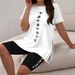 Women's Clothing New Style Sleeveless Two Piece Suit Female Thin Printed Casual Suit_ecoleips.com