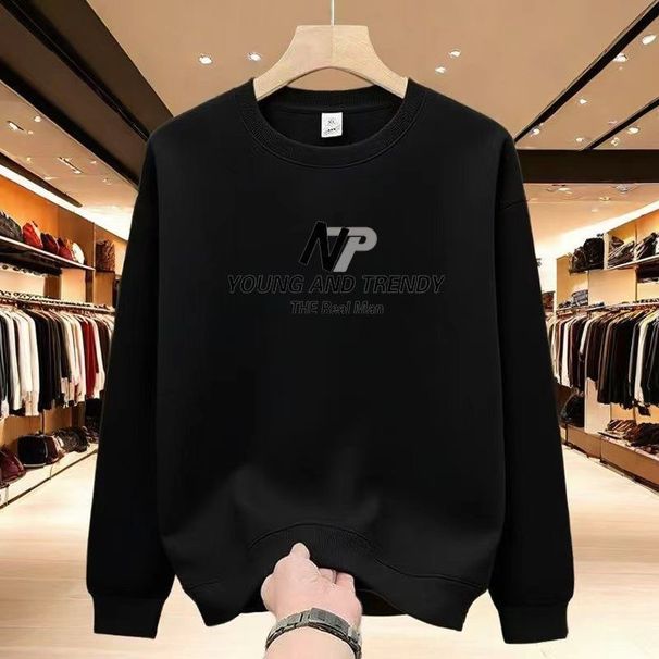 FW25 Matching Couple Cotton Crew Neck Sweatshirt - His & Hers_ecoleips.com
