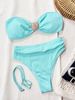 Women's Clothing Women's Sexy Slimming Push Up Solid Color European American Style Swimsuit Fashion Bikini_ecoleips.com