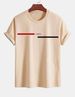 Casual White Patterned T-shirt Print, Short Sleeved Round Neck 100% Cotton T-shirt Top-10_ecoleips.com