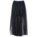 Women's Clothing Swallowtail Skirt Mesh Skirt Sexy Black Short Front And Long Back Puffy Skirt For Adults_ecoleips.com