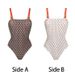 Hermashi Women's Double-Sided Printed One-Piece Swimsuit - High-Quality Reversible Swimwear_ecoleips.com