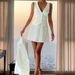 Women's Clothing Fashion Sexy Vest Suit V Neck Button Top Pleated Skirt Two Piece Suit_ecoleips.com
