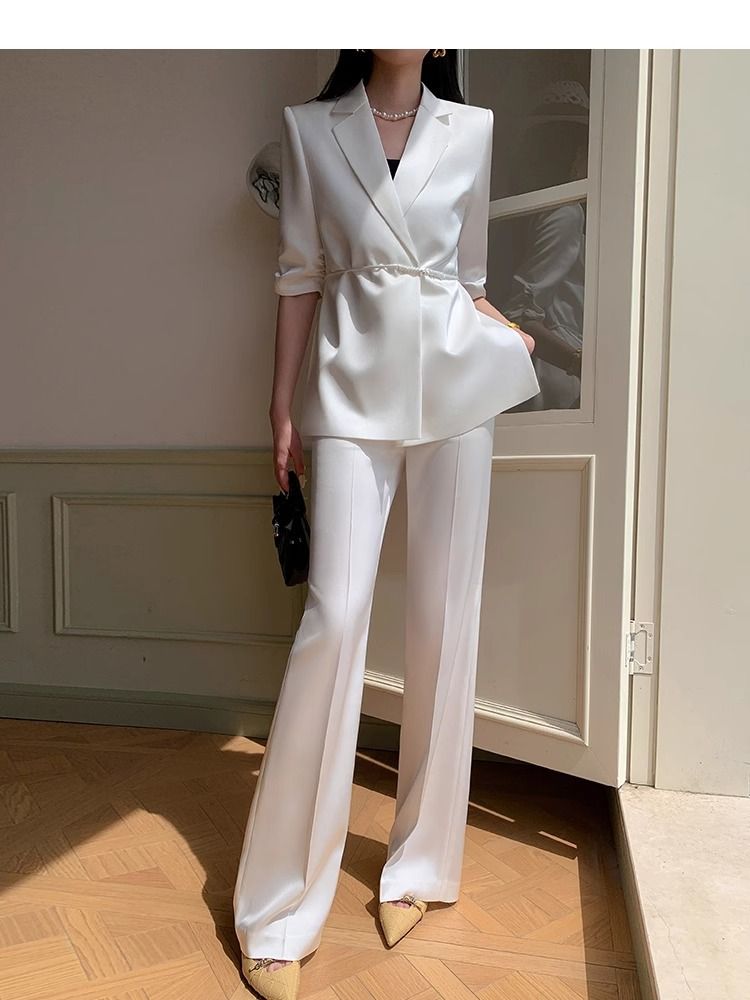 Women's Clothing New High End Professional Chinese Style Suit Two Piece Suit_ecoleips.com