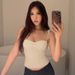 Women's Sexy Polka Dot Print Strapless Off-Shoulder Camisole Top European American Style Print Design Camisole_ecoleips.com