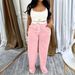 Women's Clothing Fashion Design Label Sports Vest Women's High Waist Drawstring Wide Leg Pants Suit_ecoleips.com