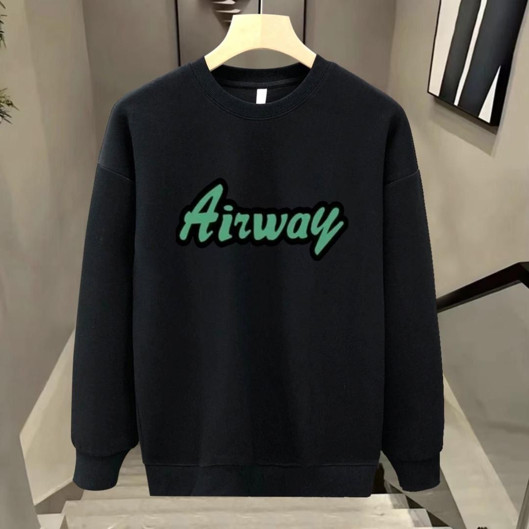 FW25 Matching Couple Cotton Crew Neck Sweatshirt - His & Hers_ecoleips.com