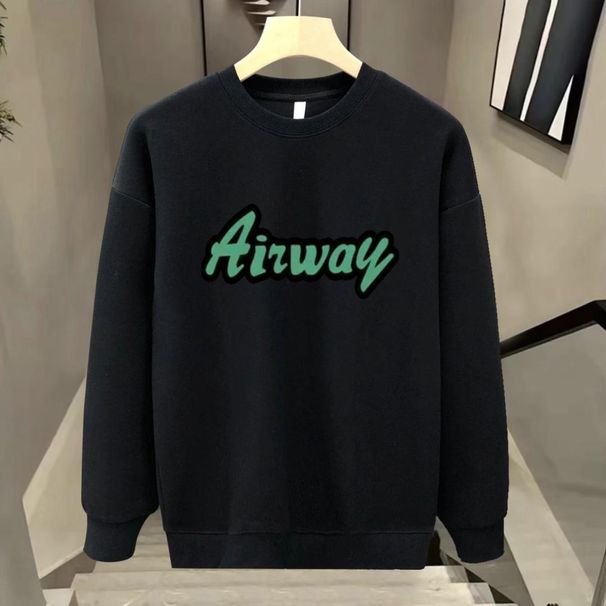 FW25 Matching Couple Cotton Crew Neck Sweatshirt - His & Hers_ecoleips.com