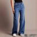 Women's Wide Leg Jeans - Retro Washed Denim Pants With High Waist & Comfort Stretch, Street Style Loose Fit Pants In Blue/Black/Gray/White_ecoleips.com