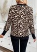 Women's Floral Print V-Neck Long Sleeve T-Shirt Blouse - Elegant Spring Casual Top For Work & Daily Wear_ecoleips.com