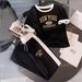 Women's Clothing Women's Comfortable Casual T-Shirt And Color-Block Drawstring Pants Set Loose Fitting Daily Commute Short Sleeve Outfit_ecoleips.com