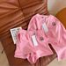 Women's Clothing In Stock Trendy Cross Border Brand Spring/summer New Arrival Letter Print Crew Neck Cropped Sweatshirt + Elastic Waist Shorts_ecoleips.com