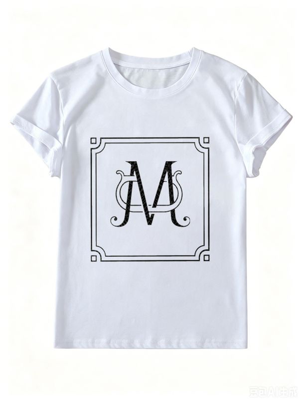 Women's Cause Cotton Tee, Soft Short Sleeve Top For Daily Outfits_ecoleips.com