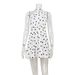 Women's Summer Pure Desire Sleeveless Knot Neck Backless High Waist A-Line Slimming Polka Dot Print Versatile Dress_ecoleips.com