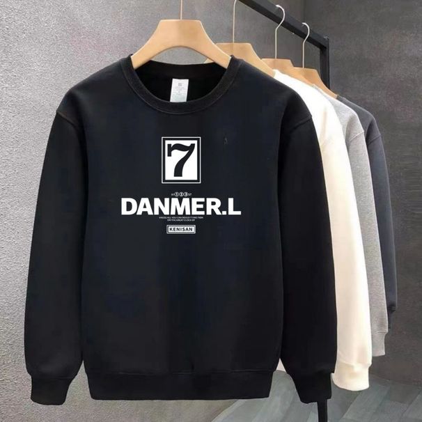 FW25 Matching Couple Cotton Crew Neck Sweatshirt - His & Hers_ecoleips.com