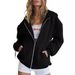 Oversized Streetwear Hoodie For Women & Teens – Heavyweight Fleece Pullover With Drawstring Hood & Zip Pocket, Unisex Casual Sweatshirt_ecoleips.com
