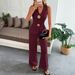 Elegant Women's Vest And Trouser Suit Stylish Autumn Winter Set Fashionable Ladies Clothing_ecoleips.com