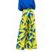 Women's Clothing New Loose Large Size Temperament Printed Shirt Top Wide Leg Pants Set_ecoleips.com