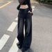 Women's High-Waisted Wide Leg Jeans Loose Fit Slimming Straight Leg Floor Length Autumn Style Cross Border Best Selling Denim_ecoleips.com