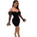 Cross-border European And American 2026 New Foreign Trade Women's Clothing Strapless Mesh Patchwork_ecoleips.com