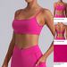 Europea Ad America Cross-Border Tight Twist Kot Beautiful Back Gathered Fitess Sports Bra Brushed Yoga Top For_ecoleips.com