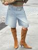 Women's Clothing Women's Trendy Denim Shorts Mid-Length Casual Straight Loose Five-Point Fashion Trend For Formal & Casual For Women_ecoleips.com