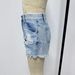 High Waist Ripped Tassel Denim Shorts Women_ecoleips.com
