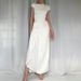 Women's sexy waist twisted slit short sleeve dress_ecoleips.com