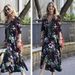 Bohemian Maxi Dress – Flowy V-Neck Printed Long Dress (S-5xl, Cotton Blend, Summer Vacation Essential)_ecoleips.com