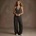 Women's V-Neck Sleeveless Wide-Leg Pants Set, Flowy Lounge Two Piece Outfit For Casual Comfort_ecoleips.com