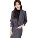 Petite Women's Clothing Wide Leg Trouser Suit Stylish Professional Look Elegant Outerwear For Spring And Autumn_ecoleips.com