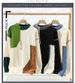 K New Casual Round Neck Sweater Base Knitted Sweater Loose Sweater_ecoleips.com