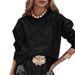 2025 Hot-Selling Trendy Brand Fashionable Knit Top For Women, High-End Women's Clothing, Elegant Sequined T-Shirt_ecoleips.com