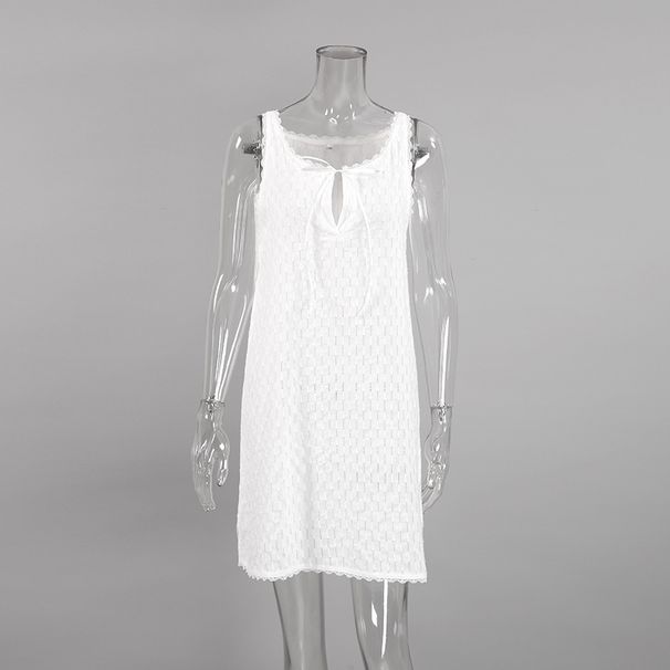 Aria Basics Aria Basics 2026 Spring/Summer European And American Cotton Silk Camisole Short Nightgown, Sexy Hollow-out Fashion Outerwear,_ecoleips.com