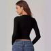 Top Autumn T-shirt Round Neck Spicy Girl Long Sleeve Hoodie Milk Silk Bottom Shirt Women's_ecoleips.com