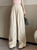 K Thin Pants With High Waist And Lazy Feeling, New Loose And Casual Cool Pants_ecoleips.com