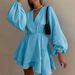 AD553 's New European And American Cross-border Women's Fashion With A Stylish Design, Waist-cinching Solid Color_ecoleips.com
