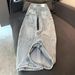Women's Clothing Plus Size American Style Light Wash Jeans For Women - Loose Wide-Leg Palazzo Pants With Sickle Hem & Letter Print (Blue, S-XXXXL)_ecoleips.com