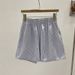 Women's Clothing Simple Casual Striped Shorts Women's Summer New Daily Versatile Loose Outer Wear Wide Leg Pants_ecoleips.com