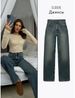 Russian Fashion Foreign Trade Women's Jeans 2025 New Wide-leg Pants Autumn Collection Cross-border OZON/WB In-stock_ecoleips.com
