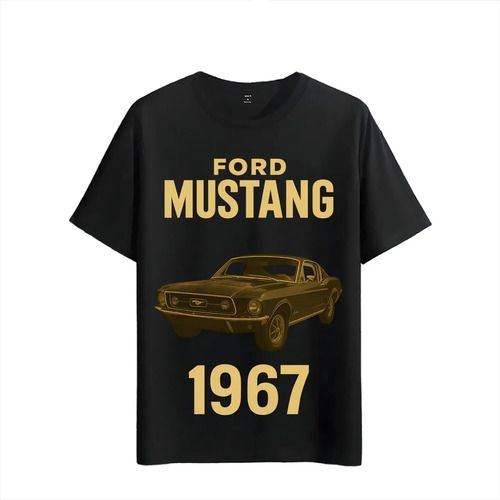 Women's T-Shirts Tshirt Muscle Freaks Mustang Classic Car Style 1967 Ford_ecoleips.com