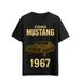 Women's T-Shirts Tshirt Muscle Freaks Mustang Classic Car Style 1967 Ford_ecoleips.com